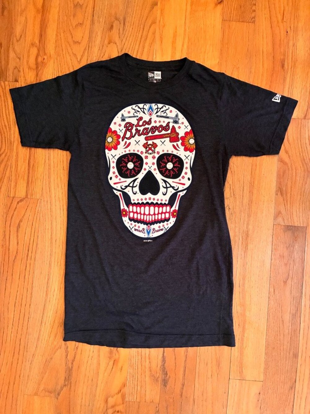 New Era Atlanta Braves Sugar Skull T-Shirt Men's S 2018 MLB